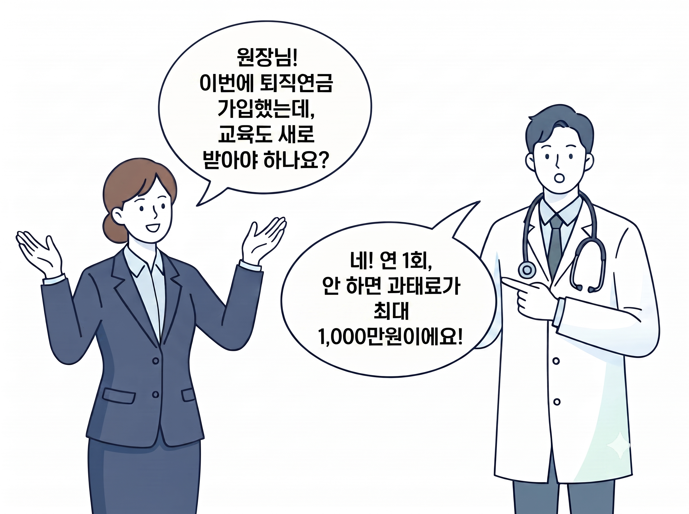 퇴직연금 가입 사업장 교육 의무 및 과태료 안내